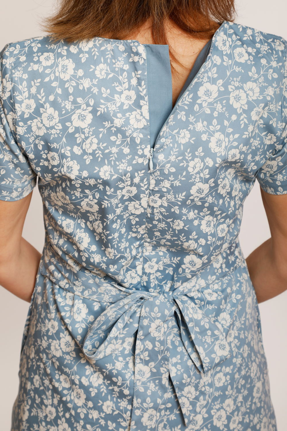 Yorkshire Rose Flair Woven Dress | Blueberry London